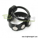 KinkLab Ball-Splitting Cock Ring Harness, Leather