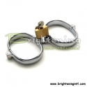 Gimp Fetish Male Steel Handcuffs Wristcuff